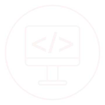 computer monitor with code representing software development
